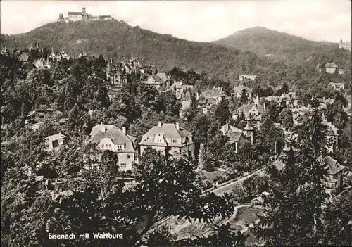 Eisenach Thueringen mit Wartburg Kat. Eisenach