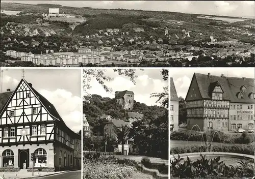 Bad Frankenhausen Haus zum Schwan Hausmannsturm Anger Kat. Bad Frankenhausen