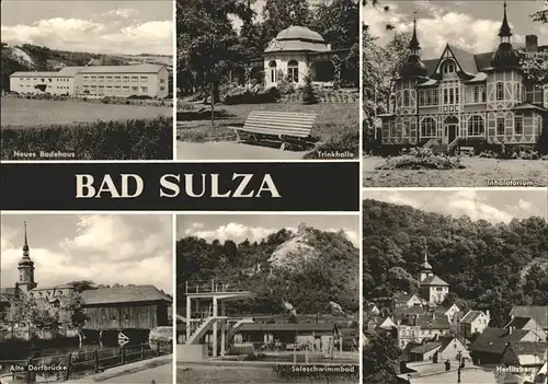 Bad Sulza Trinkhalle Inhalatorium Soleschwimmbad Kat. Bad Sulza