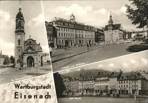 Eisenach Thueringen Schloss Rathaus Am Markt Kat. Eisenach