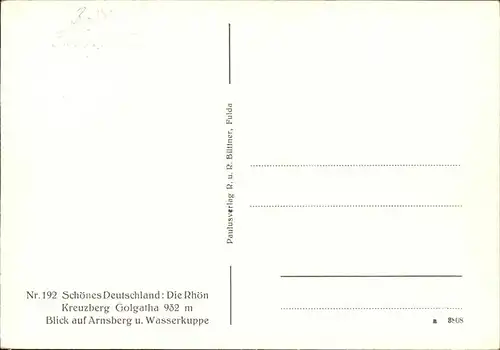 Arnsberg Westfalen Die Rhoen / Arnsberg /Hochsauerlandkreis LKR