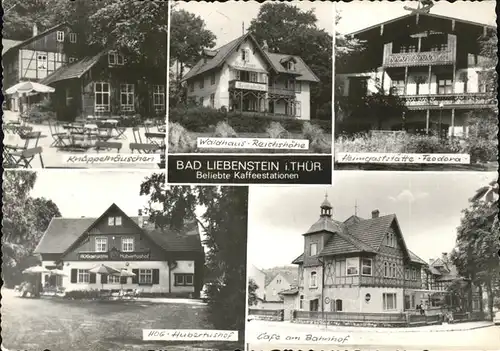 Bad Liebenstein Waldhaus Reichshoehe Knueppelhaeuschen Kat. Bad Liebenstein