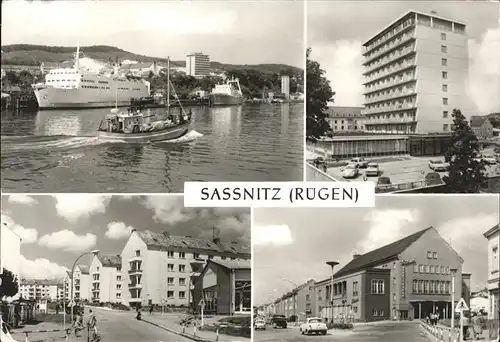Sassnitz Ostseebad Ruegen Hafen Ruegen Hotel Wilhelm Pieck Ring  Kat. Sassnitz