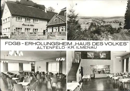 Altenfeld Thueringen FDGB-Erholungsheim Haus des Volkes / Altenfeld /Ilm-Kreis LKR
