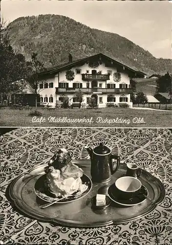 Ruhpolding Cafe Muehlbauernhof Kat. Ruhpolding