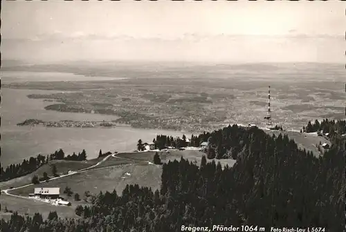 Bregenz Vorarlberg Pfaender Bergstation Sender Allgaeuer Alpen Bodensee Kat. Bregenz