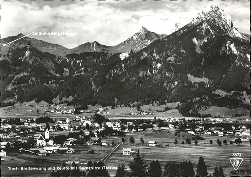 Breitenwang Tirol und Reutte mit Gernspitze Kat. Breitenwang