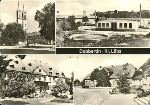 Dobbertin Klosterkirche Sporthalle Pflegeheim Platz d. Arbeit Kat. Dobbertin