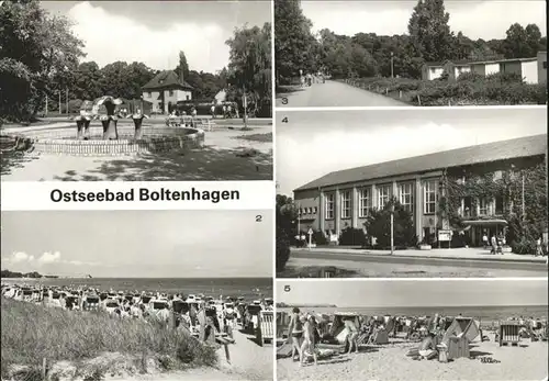 Boltenhagen Ostseebad FDGB Erholungsheim Fritz Reuter Wasserspiele Kat. Ostseebad Boltenhagen