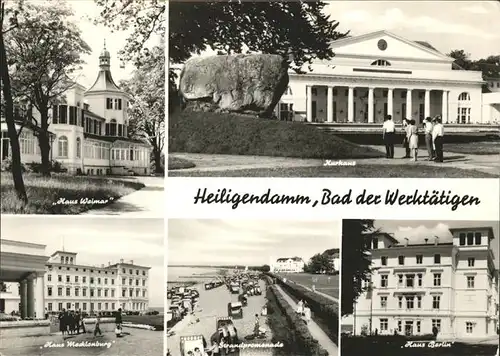Heiligendamm Ostseebad Haus Mecklenburg Haus Berlin Haus Weimar Kat. Bad Doberan