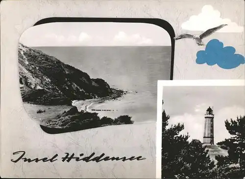 Insel Hiddensee Leuchtturm Leuchtfeuer Kat. Insel Hiddensee