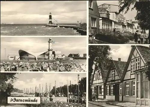 Warnemuende Ostseebad Mole Konsum Gaststaette Alten Strom  Kat. Rostock