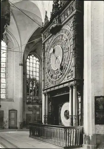 Rostock Mecklenburg Vorpommern Kirche St. marien Astronomische Uhr Kat. Rostock