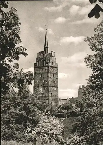 Rostock Mecklenburg Vorpommern Kroepeliner Tor Kat. Rostock