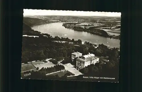 Essen Ruhr Villa Huegel Baldeneysee Fliegeraufnahme Kat. Essen