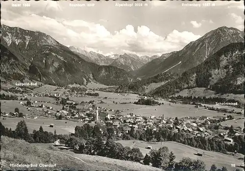 Hindelang Oberdorf Breitenberg Rauhhorn Kat. Bad Hindelang