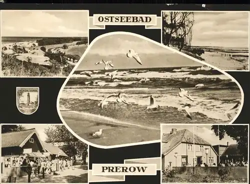 Prerow Ostseebad Ostseebad Wappen Weststrand Milchbar  / Darss /Nordvorpommern LKR