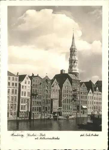 Hamburg NIcolai Fleet Katharinenkirche  Kat. Hamburg