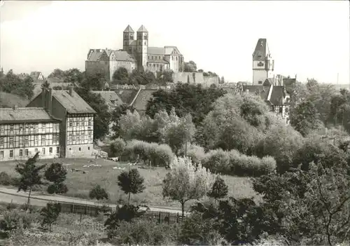 Quedlinburg ehem. Schloss Museum Stiftskirche Kat. Quedlinburg