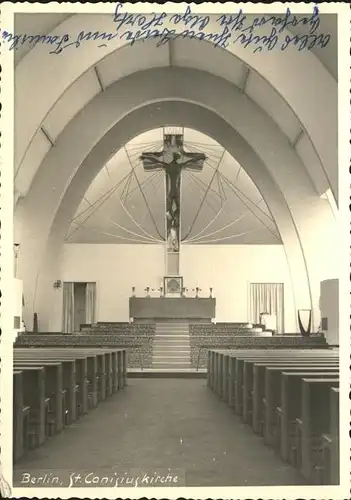 Berlin St. Caniciuskirche Innen Altar Kat. Berlin