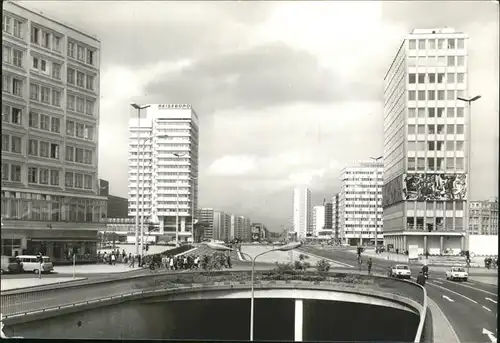 Berlin Autotunnel Alexanderplatz DDR Hauptstadt Kat. Berlin