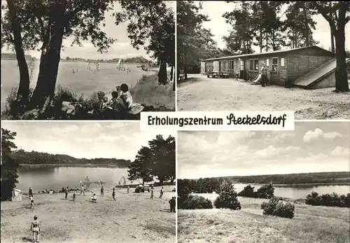 Steckelsdorf See Idylle Zeltplatz Gasthuette Badestrand Kat. Rathenow