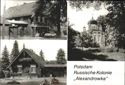 Potsdam Russ Kolonie Alexandrowka Siedlungshaus Kapelle / Potsdam /Potsdam Stadtkreis