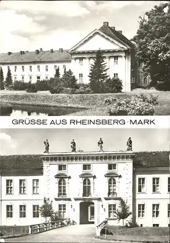 Rheinsberg Schloss jetzt Sanatorium Lehmann Kat. Rheinsberg