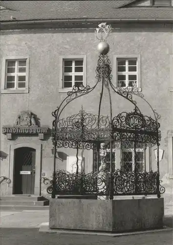 Zittau Brunnen Gruener Born Kat. Zittau