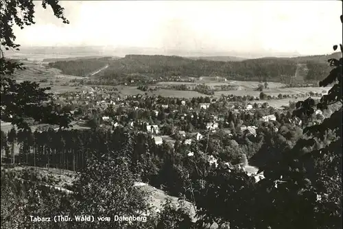 Tabarz Blick vom Dalenberg Kat. Tabarz Thueringer Wald