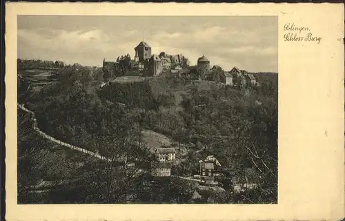 Solingen Schloss Burg Kat. Solingen