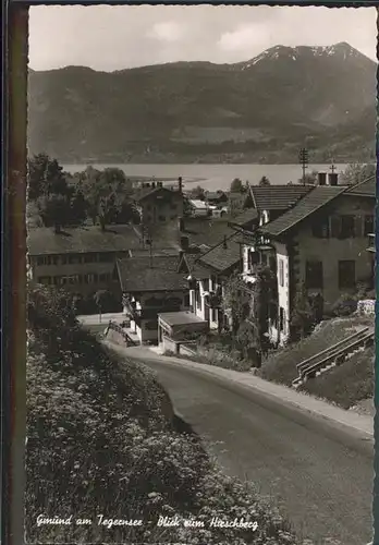 Gmund Tegernsee Blick vom Hirschberg Kat. Gmund a.Tegernsee