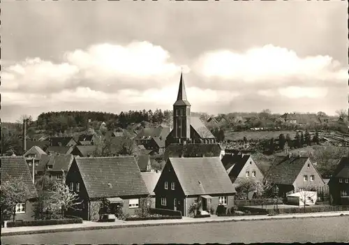 Ostenfelde Oelde Ortsansicht mit Kirche Kat. Ennigerloh