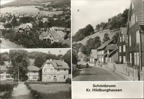 Schoenbrunn Schleusegrund Ortsteil Schoenau FDGB Erholungsheim Huette Neustaedter Strasse Oberneubrunn Kat. Schleusegrund