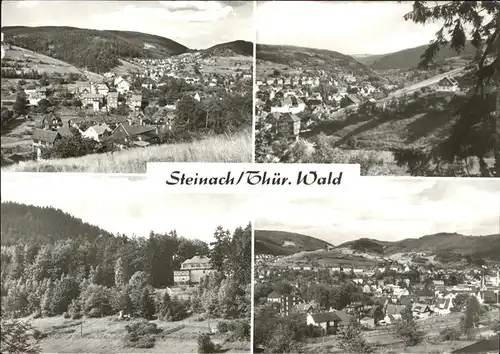 Steinach Thueringen Teilansichten Panorama Thueringer Wald Kat. Steinach Thueringen