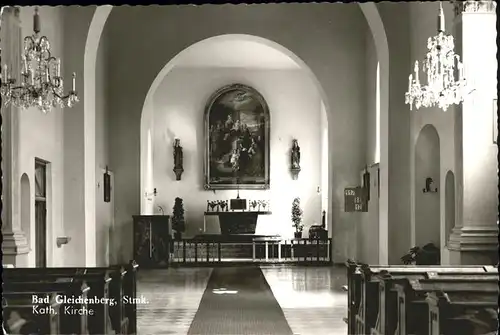 Bad Gleichenberg Katholische Kirche Inneres Kat. Bad Gleichenberg