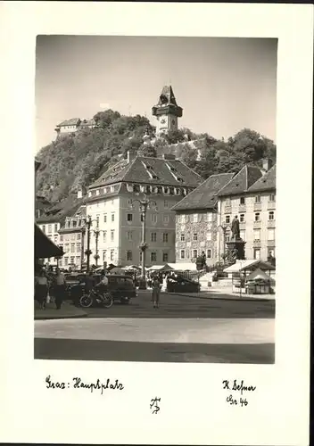 Graz Steiermark Hauptplatz Uhrturm Kat. Graz