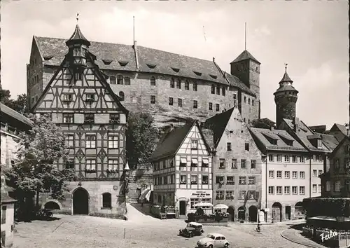 Nuernberg Blick vom Albrecht Duerer Haus zur Burg Kat. Nuernberg