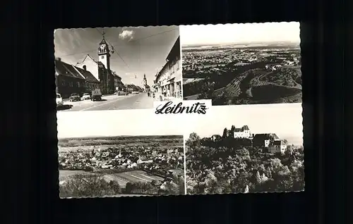 Leibnitz Strassenpartie Panorama Schloss Kat. Leibnitz