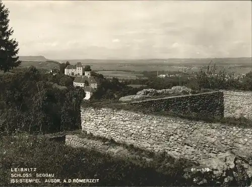 Leibnitz Schloss Seggau Issistempel aus der Roemerzeit Kat. Leibnitz