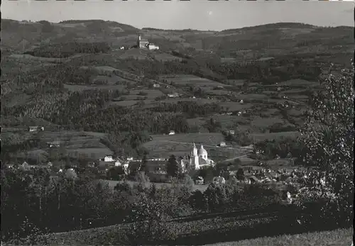 Poellau Gesamtansicht mit Poellauberg Kat. Poellau Steiermark