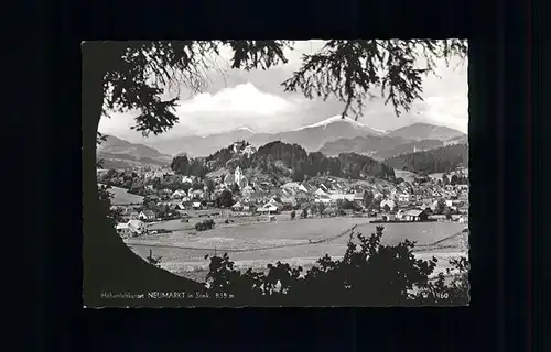 Neumarkt Steiermark Gesamtansicht Hoehenluftkurort mit Alpenpanorama Kat. Neumarkt in Steiermark