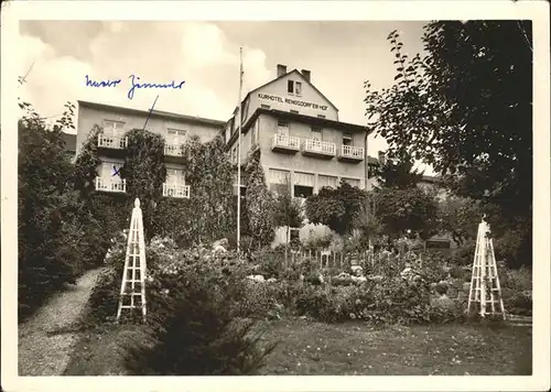 Rengsdorf Kurhotel Rengsdorfer Hof Garten Kat. Rengsdorf