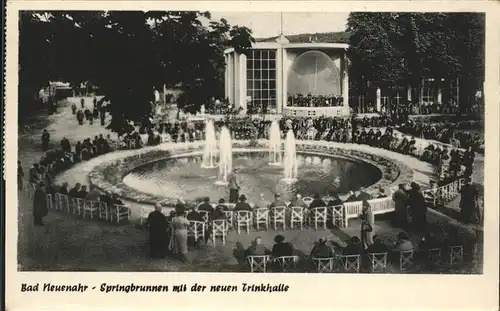 Bad Neuenahr Ahrweiler Springbrunnen mit Trinkhalle Kat. Bad Neuenahr Ahrweiler