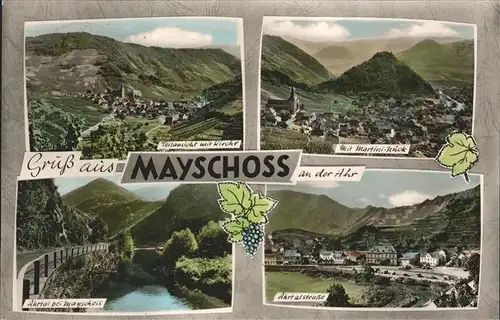 Mayschoss Panorama Ahrtal  Kat. Mayschoss