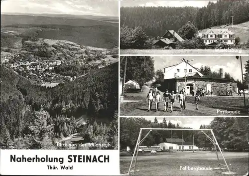 Steinach Thueringen Panorama Postbaud Fellbergbaude Kat. Steinach Thueringen