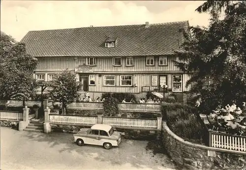 Trautenstein Harz Gasthaus "Bergeshoeh" Kat. Hasselfelde