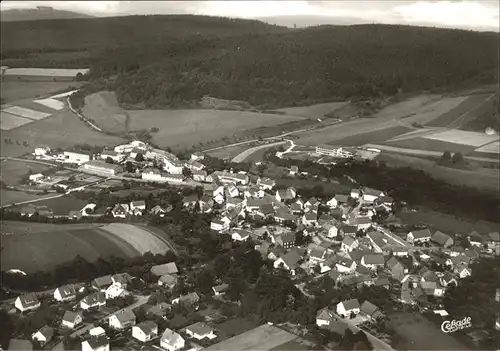 Rengshausen Hessen Fliegeraufnahme Kat. Knuellwald