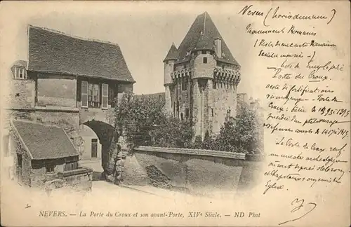Nevers Nievre Porte du Croux / Nevers /Arrond. de Nevers