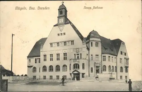 wq72746 Muegeln Oschatz Muegeln Bezirk Dresden Rathaus x Kategorie. Muegeln Oschatz Alte Ansichtskarten